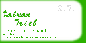 kalman trieb business card
